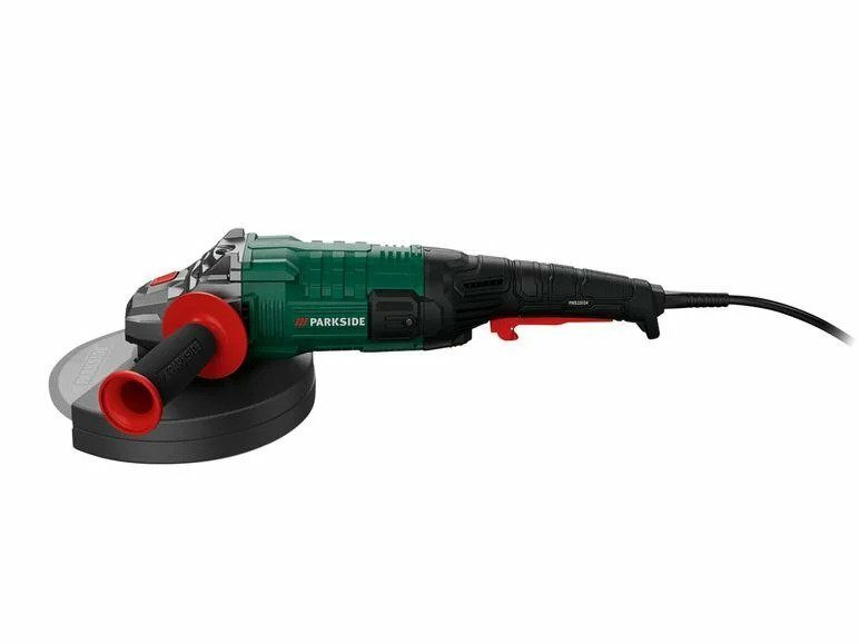 PARKSIDE® Winkelschleifer »PWS 230 D4«, 2000 Watt, gummierte Griffe, Gehäusefront aus Aluminium