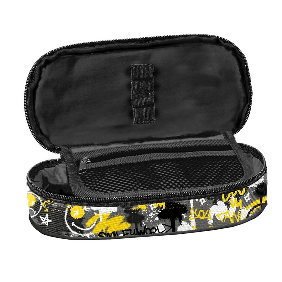 Smiley pencil case – No rules