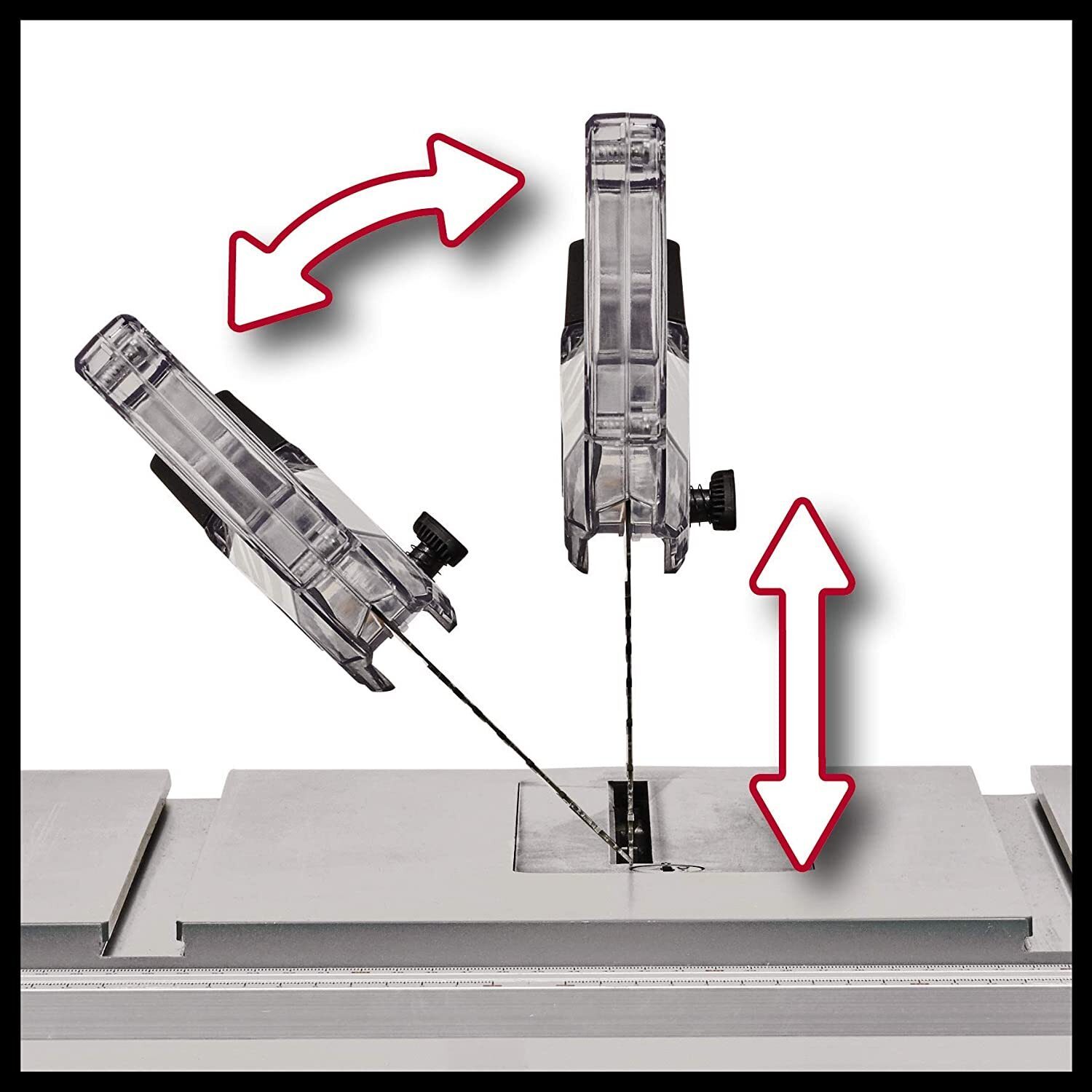 Einhell Akku-Tischkreissäge TE-TS 36/210 Li-Solo Power X-Change (Lithium-Ionen, Aluminiumtisch, Tischverlängerung, Softstart, inklusive Winkelanschlag, ohne Akku und Ladegerät)