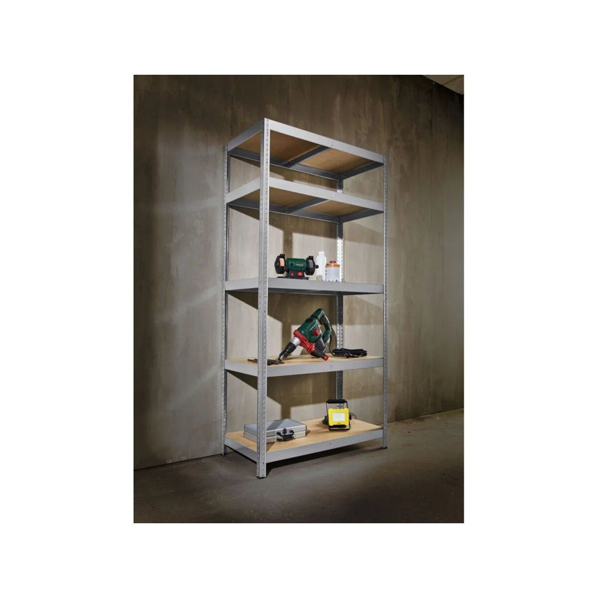 PARKSIDE® Schwerlastregal, verzinkter Stahl, 180 x 90 x 45 cm