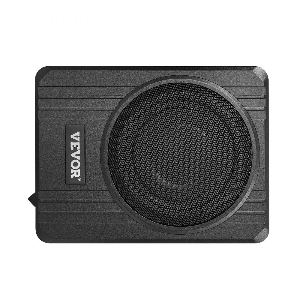 Subwoofer samochodowy pod siedzeniem 400 W, smukły subwoofer samochodowy o średnicy 203 mm, podsystem z wbudowanym wzmacniaczem, wejście wysokiego/niskiego poziomu i regulacja głośności dla SUV-ów, ciężarówek