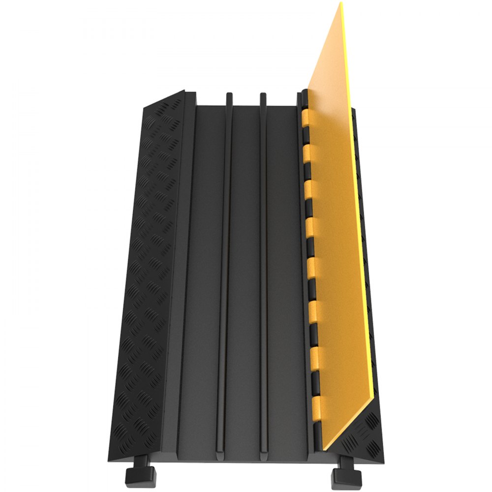 Kabelbeschermingsmat, kabelgoot, zwart, kanaalkabelbescherming, 94,5 x 50 x 8 cm, 3-kanaals kabelbescherming, kabelbinderbescherming, flexibele kabelbrug, rubber, zichtbaar Kabelbeschermingsmat, kabelgoot, zwart, kanaalkabelbescherming, 94,5 x 50 x 8 cm, 3-kanaals kabelbescherming, kabelbinderbescherming, flexibele kabelbrug, rubber, zichtbaar