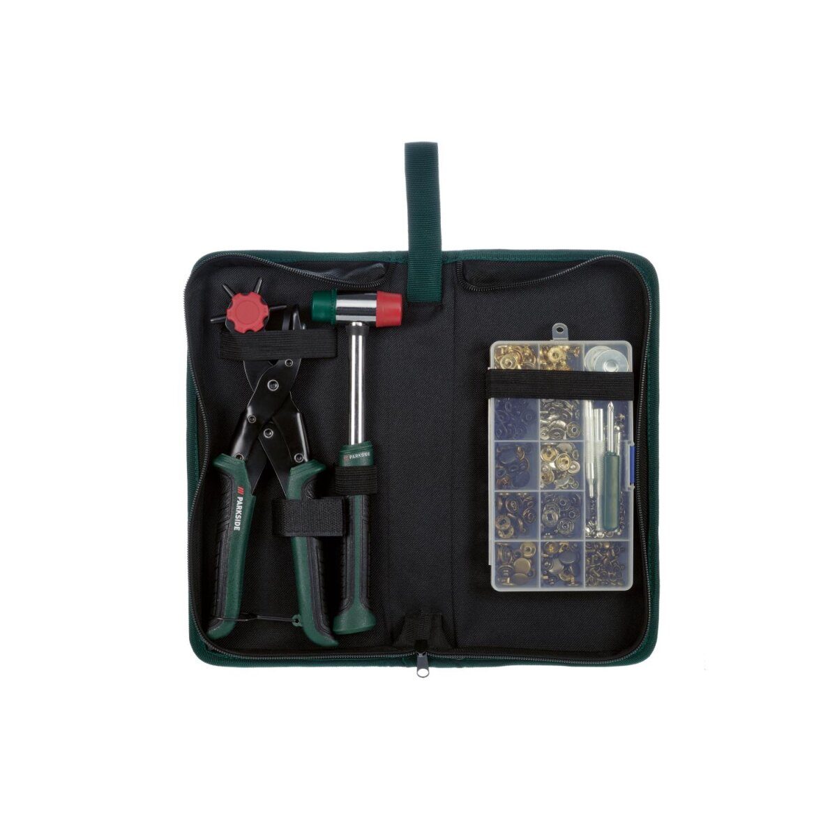 PARKSIDE® Hole Punch Push Button Set, 358 pieces