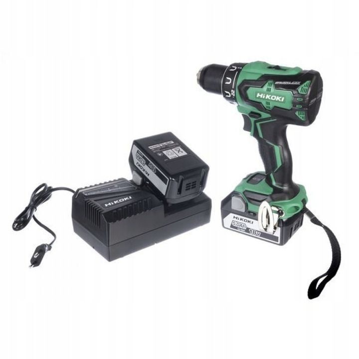 Accuschroevendraaier borstelloos Hitachi HIKOKI 18V DS18DBSL 3x5Ah accu & lader 70Nm BEHUIZING