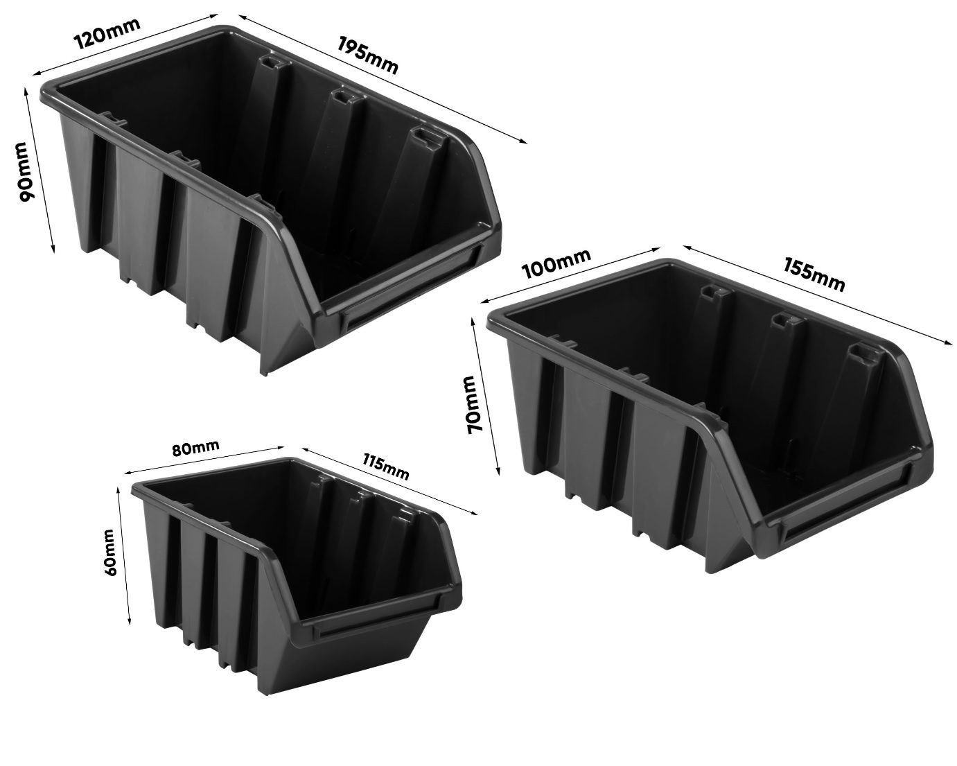 Tool board ZES-24 Black