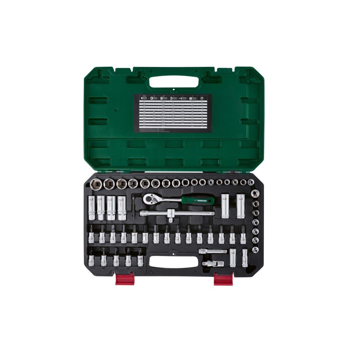 PARKSIDE® jeu de douilles 65 pièces PSSS 65 A1