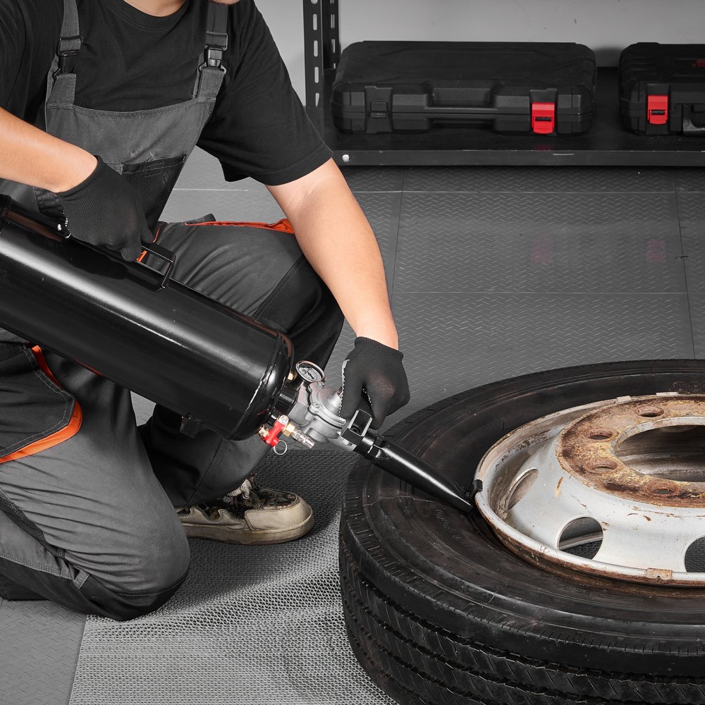 Tire bead setting tool 8 L air tire bead blaster air bead blaster hand tire inflation tool, improved portable tire inflation device, 0.6-0.8 MPa for car, E-bike, motorhome, ATV, black Tire bead setting tool 8 L air tire bead blaster air bead blaster hand tire inflation tool, improved portable tire inflation device, 0.6-0.8 MPa for car, E-bike, motorhome, ATV, black