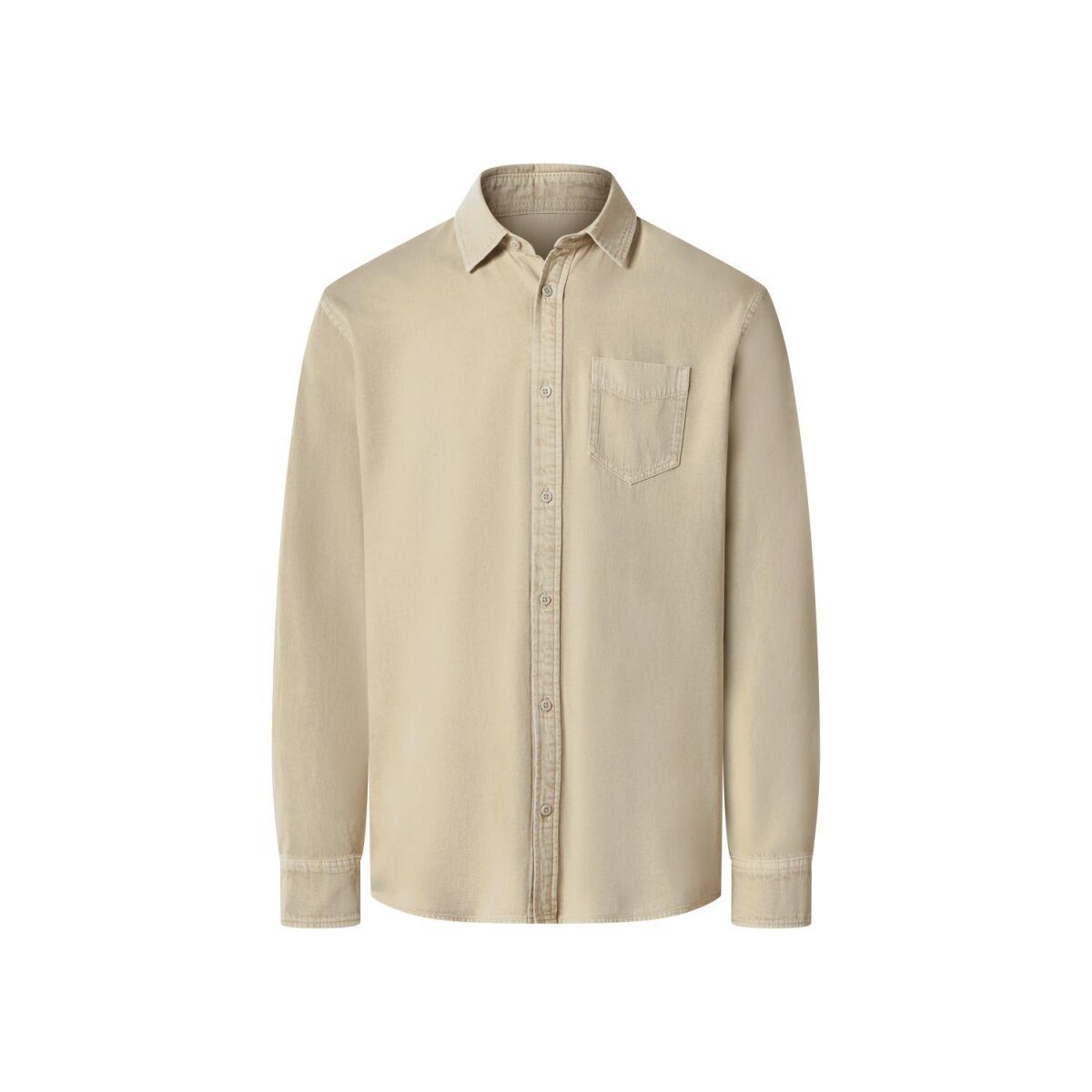 Esmara® MEN Herren Freizeithemd, L, beige