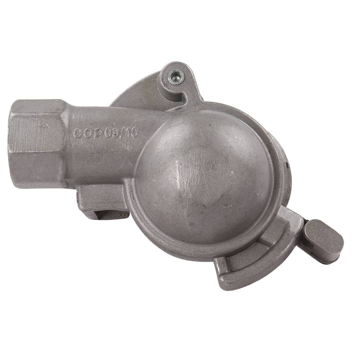 Single-circuit systems hydraulic coupling head M22x1.5 mm cast with valve individual conductor