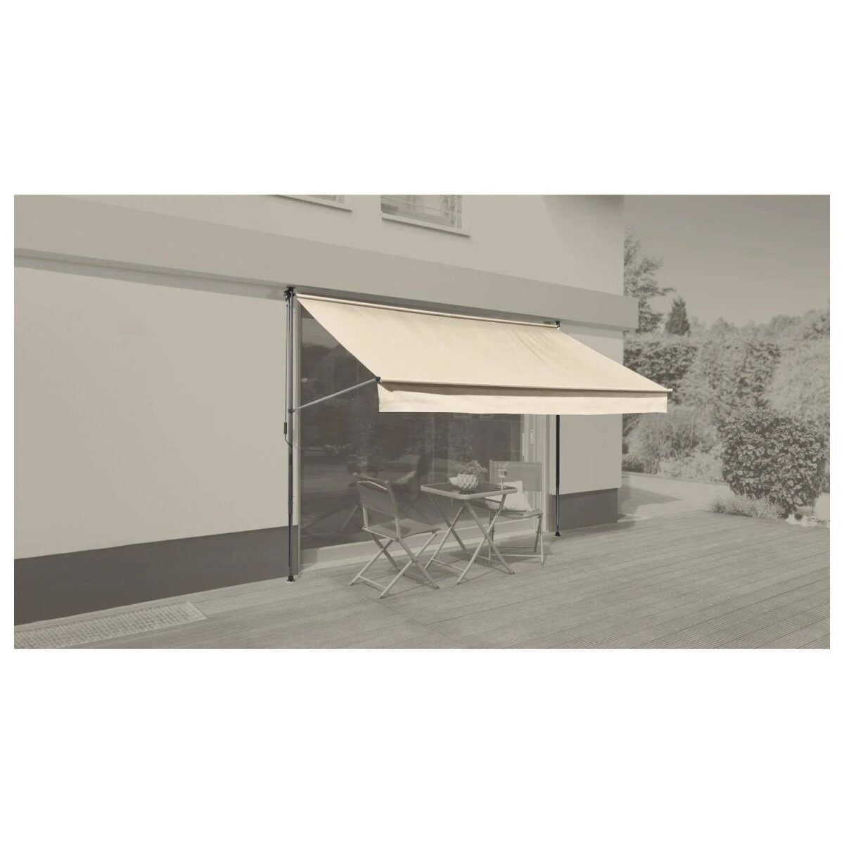 LIVARNO® Klemmmarkise 300 x 150, beige