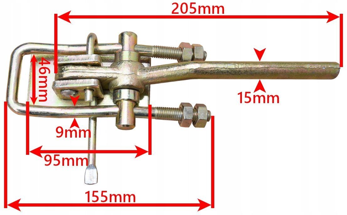 Trailer Attachment CLIP HINGE SIDES FOR TRAILER D-35 D-47