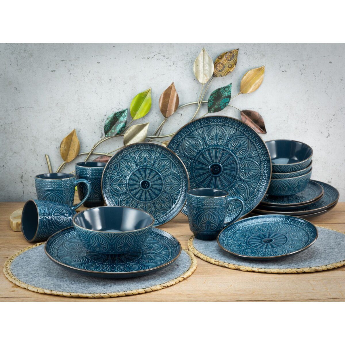 Creatable Zestaw naczyń stołowych Creatable Samarkanda, 16 elementów.