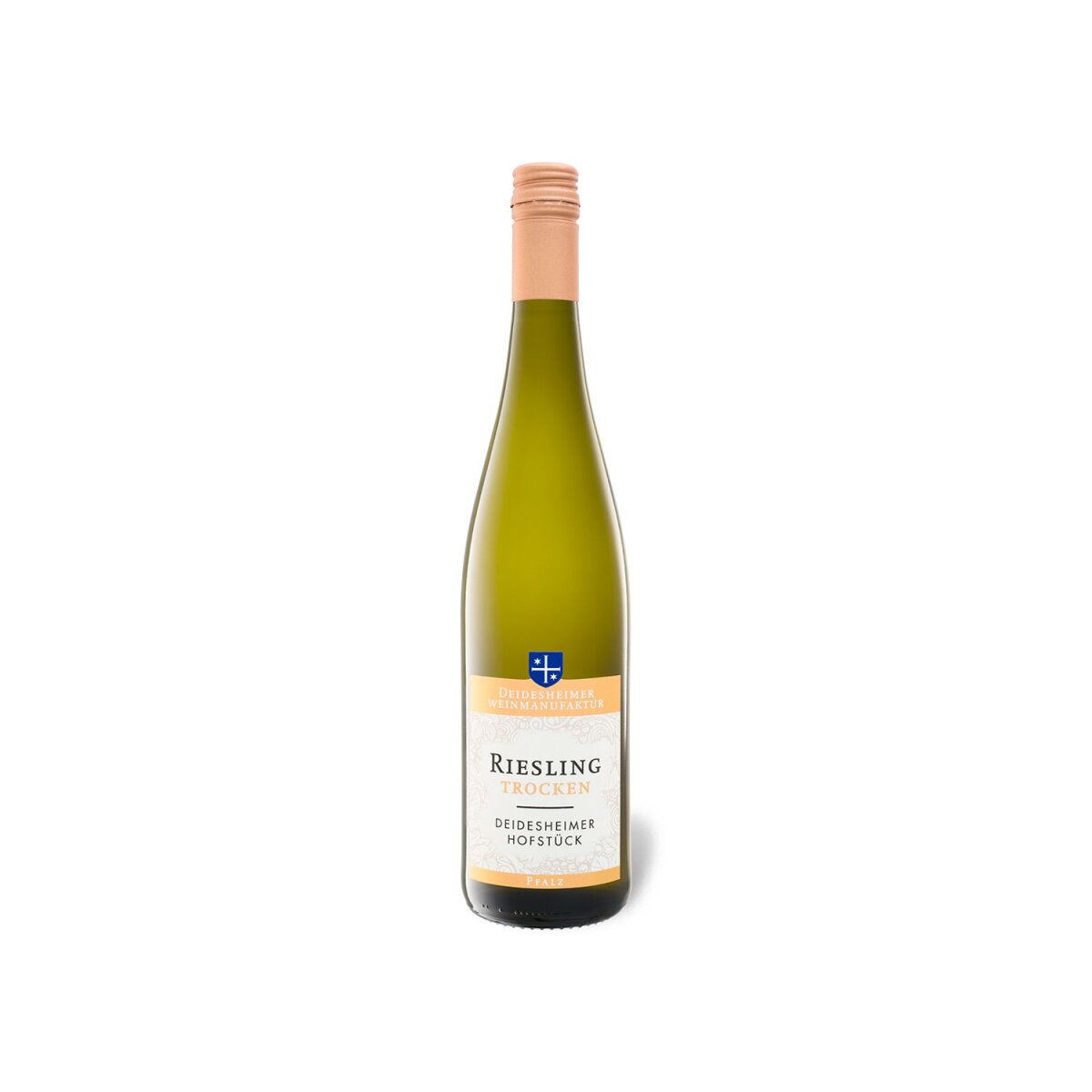 Deidesheimer Weinmanufaktur Deidesheimer Hofstück Riesling Pfalz QbA droge, witte wijn 2020 Deidesheimer Weinmanufaktur Deidesheimer Hofstück Riesling Pfalz QbA droge, witte wijn 2020