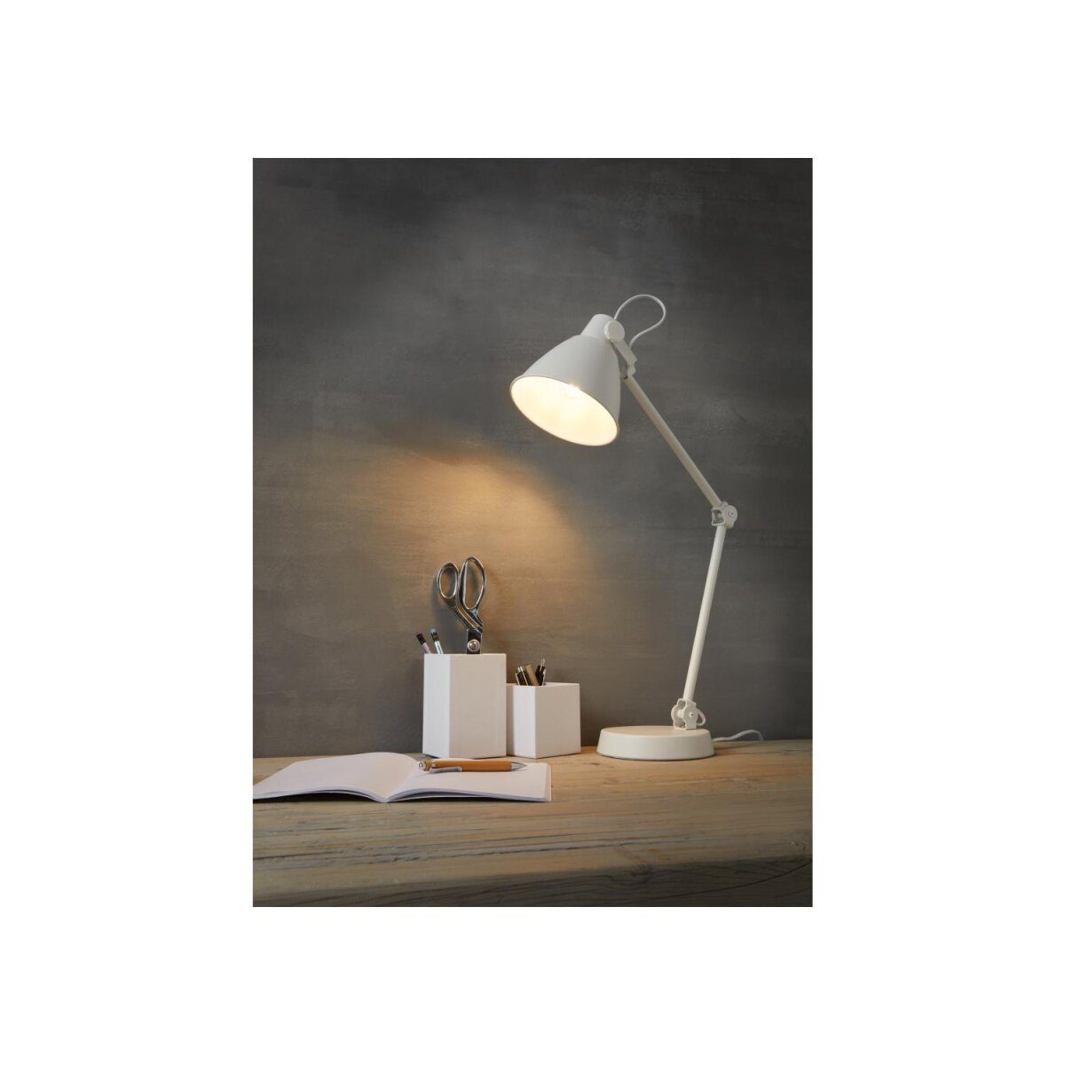 LIVARNO home LED table lamp, with tilting spring joint arm