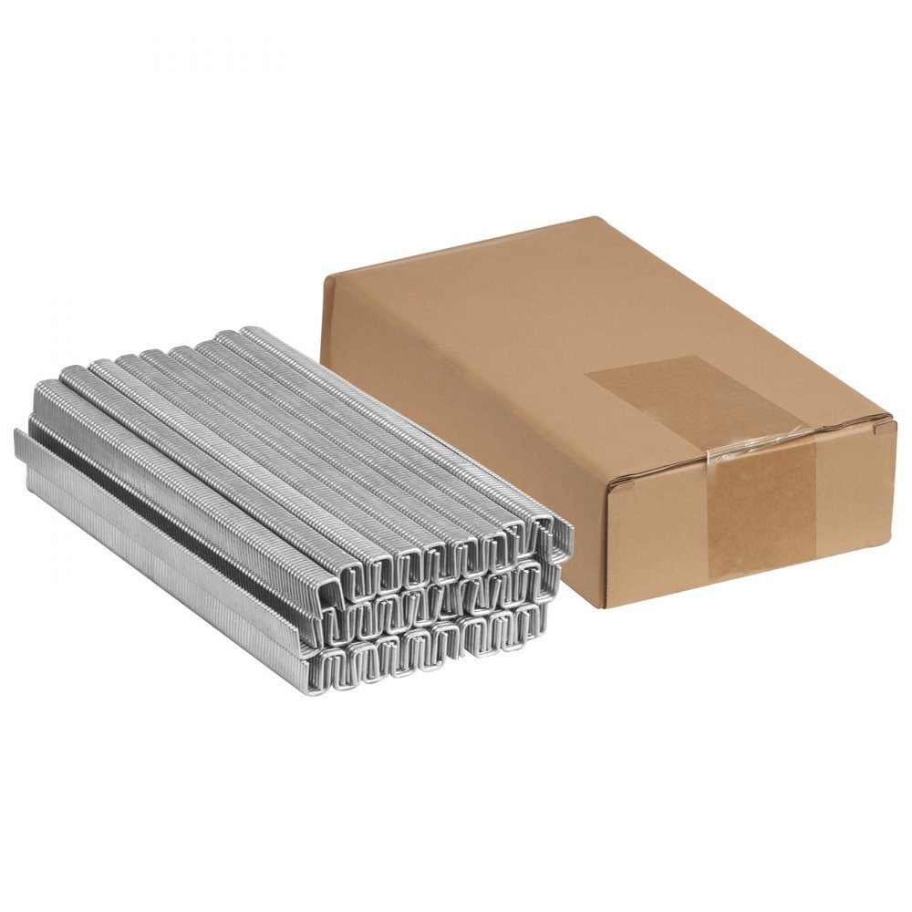 Hoge kwaliteit handmatige U-vormige worstsnijder met een doos met clips (5000 stuks), robuuste A304 broodsnijmachine van fijn staal, opvouwbare voedselsnijder, 37 x 19 x 57 cm