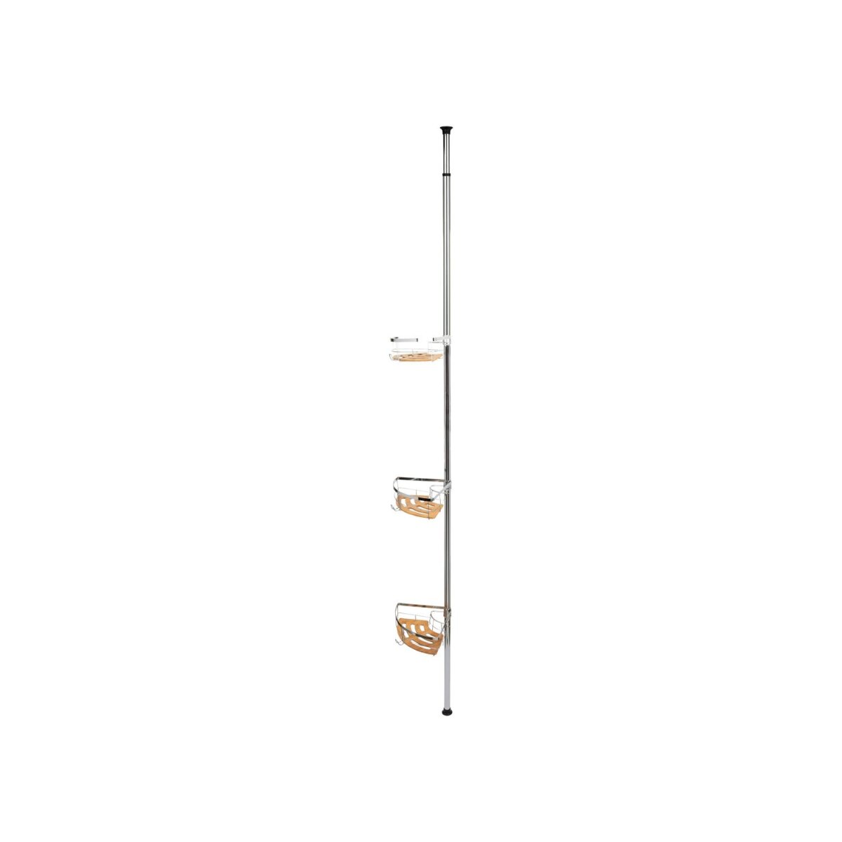 LIVARNO® telescopic bathroom shelf, with 3 baskets LIVARNO® telescopic bathroom shelf, with 3 baskets