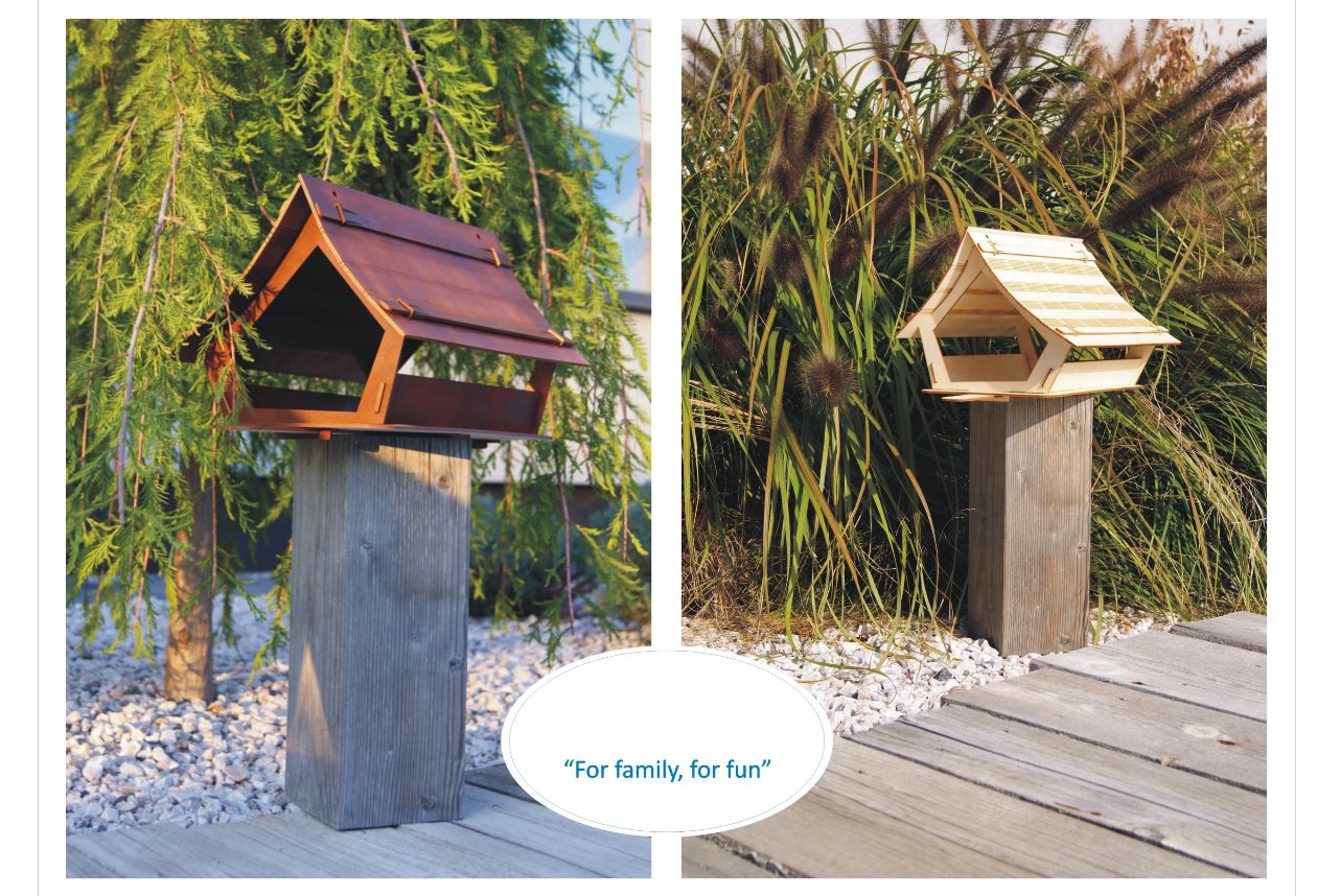 Craft Nesting Box - Bird House - Nesting Box - Bird Food Craft Set
