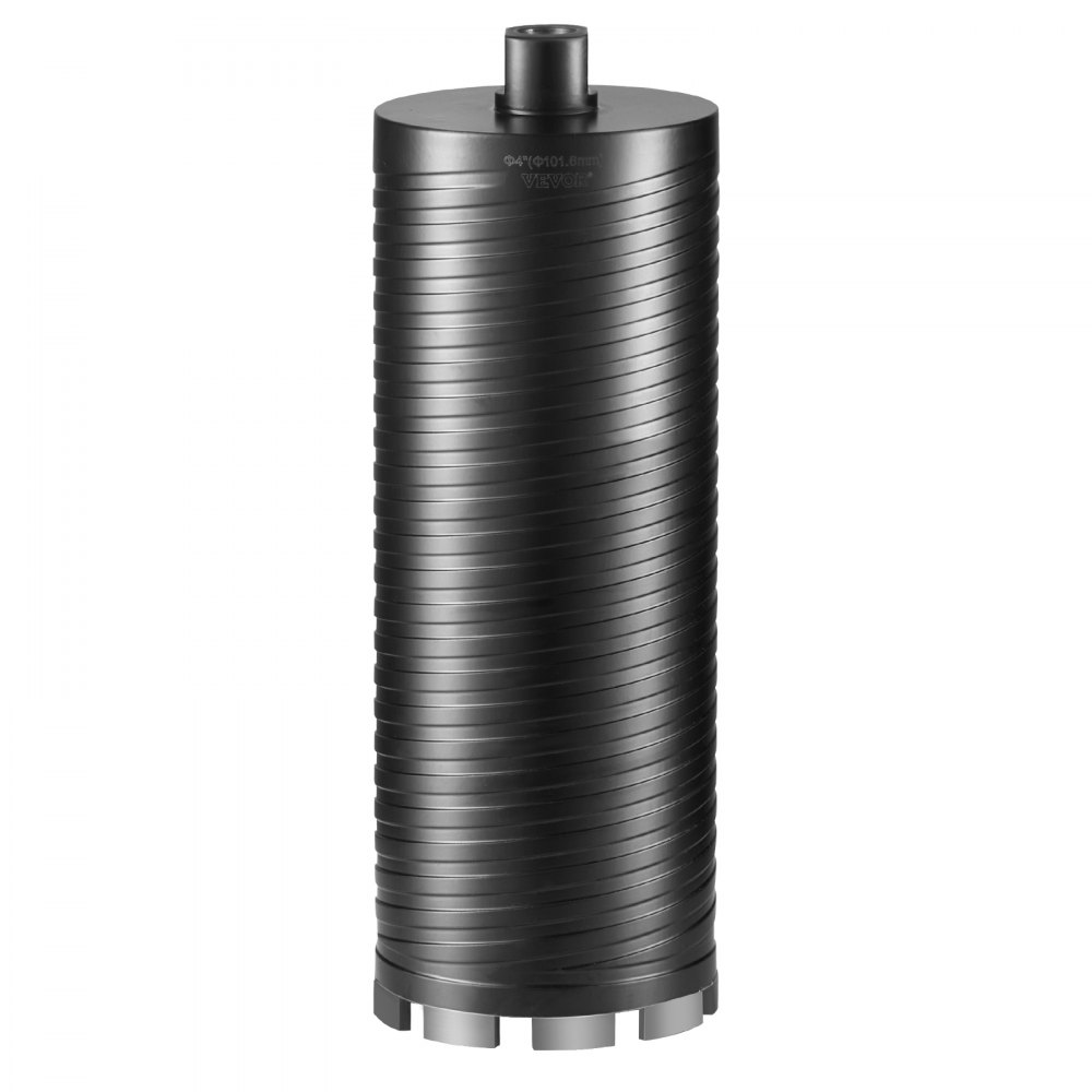 Kernboor, 101,6 mm natte/droge diamantkernboor voor bakstenen en blokken, betonkernboor met geleideboor en zaagblad, 241,3 mm boordiepte, 5/8"-11 binnendraad, laserlassen Kernboor, 101,6 mm natte/droge diamantkernboor voor bakstenen en blokken, betonkernboor met geleideboor en zaagblad, 241,3 mm boordiepte, 5/8"-11 binnendraad, laserlassen