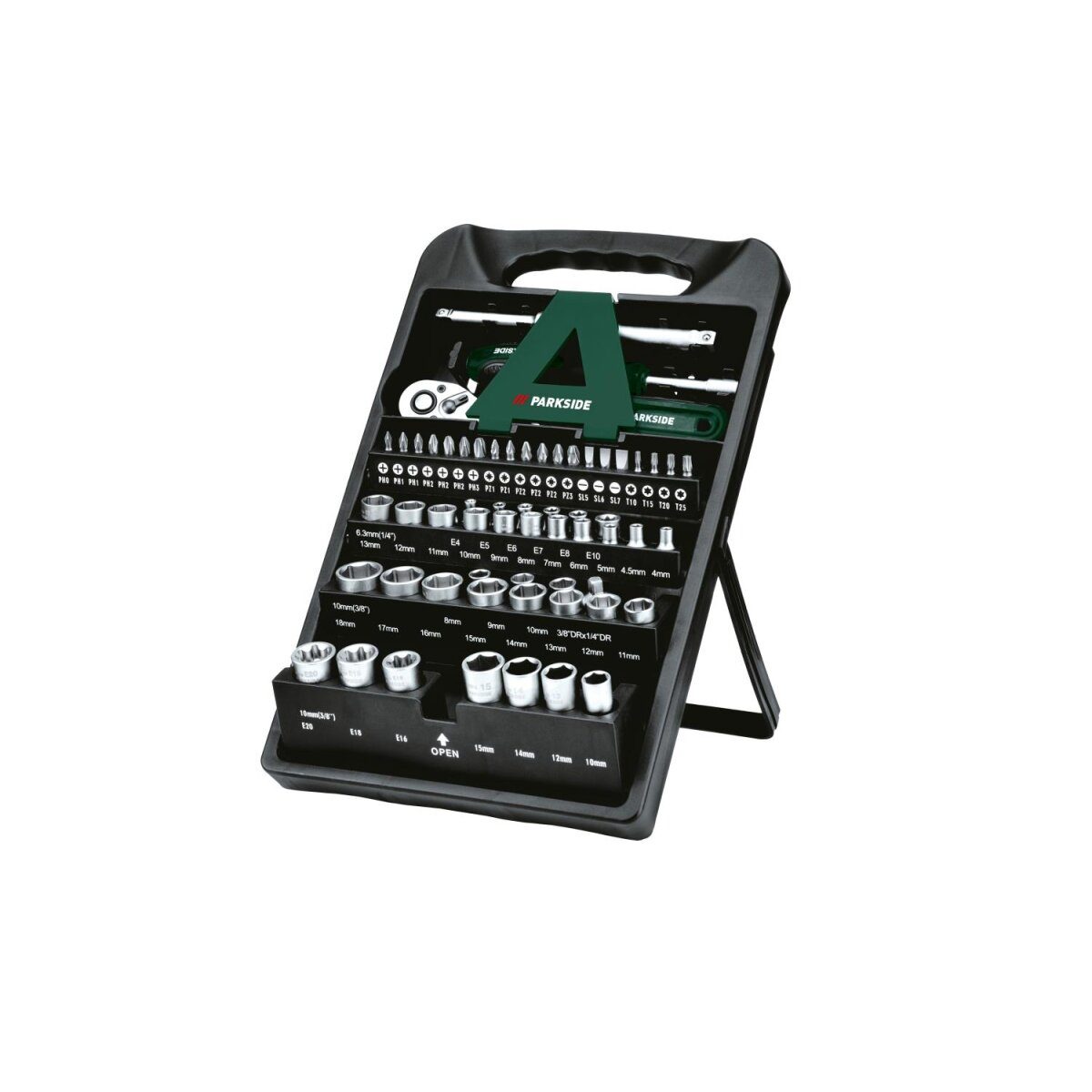 PARKSIDE® socket wrench set, 61 pieces