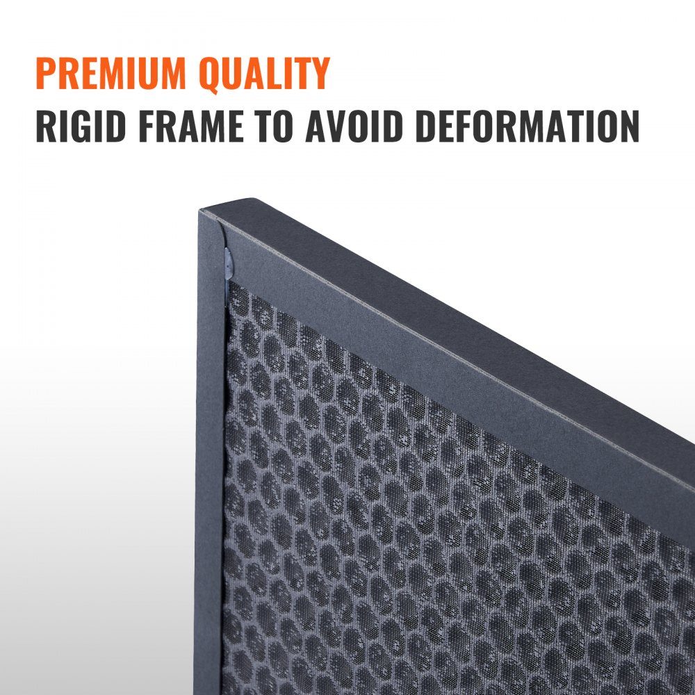 Activated Carbon Filter 3 Pack 40x40cm Air Filter Replacement High Efficiency Level 2 Filters Compatible with BlueDri and Scrubber Air Purifiers Water Damage Restoration Equipment