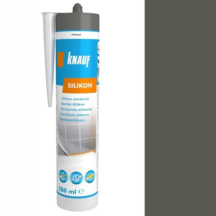 Sanitärsilikon KNAUF Anthrazit 280ml
