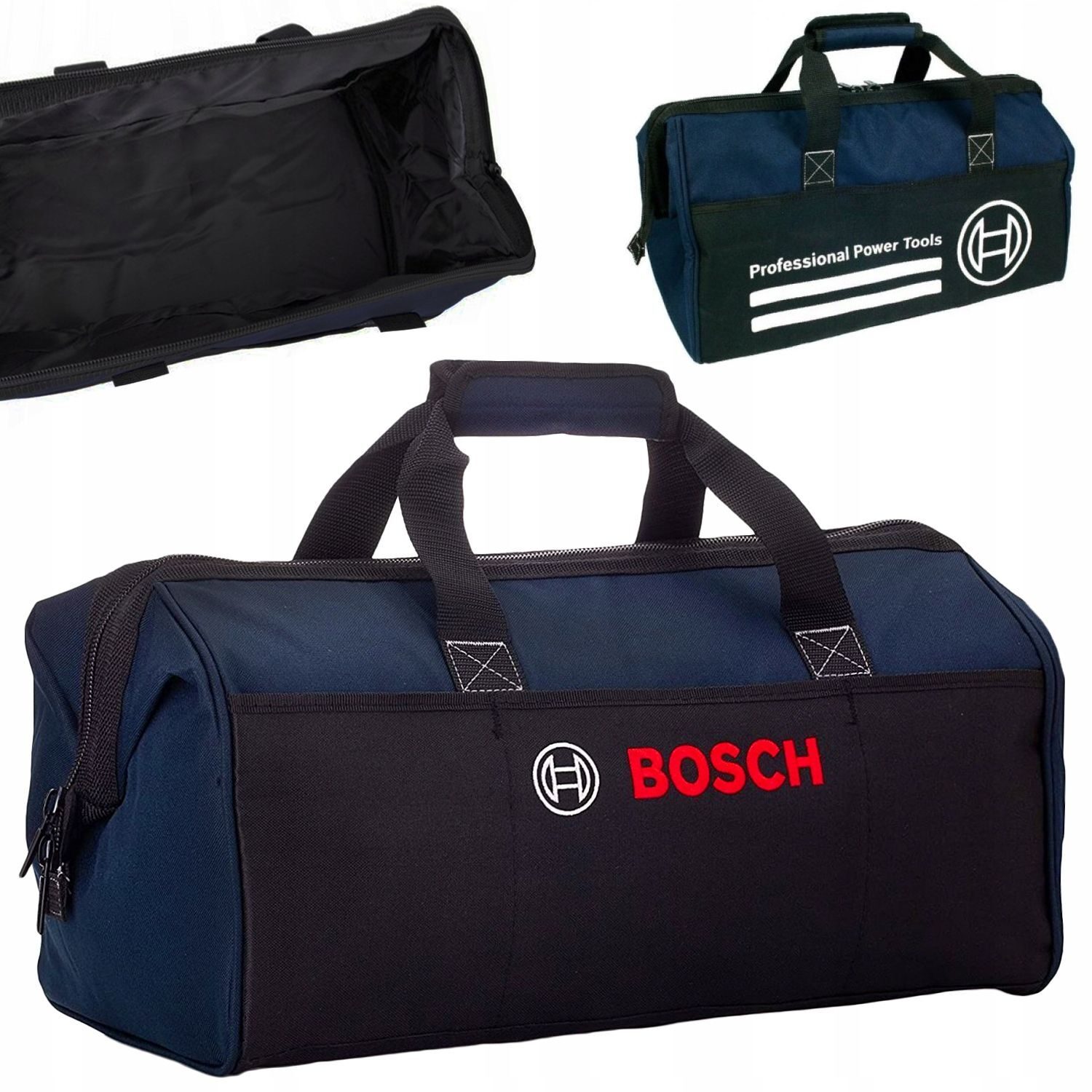 BOSCH – sac à outils robuste de qualité supérieure, mallette à outils de bricolage, sac de mécanicien verrouillable