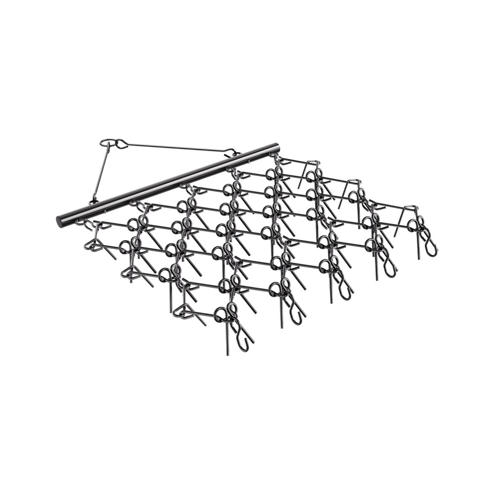 Meadow harrow, 178x147x11cm, meadow drag with 60 teeth, suitable for ATV and UTV tractors, for tillage, sowing, smoothing landscapes & maintaining gravel driveways Meadow harrow, 178x147x11cm, meadow drag with 60 teeth, suitable for ATV and UTV tractors, for tillage, sowing, smoothing landscapes & maintaining gravel driveways