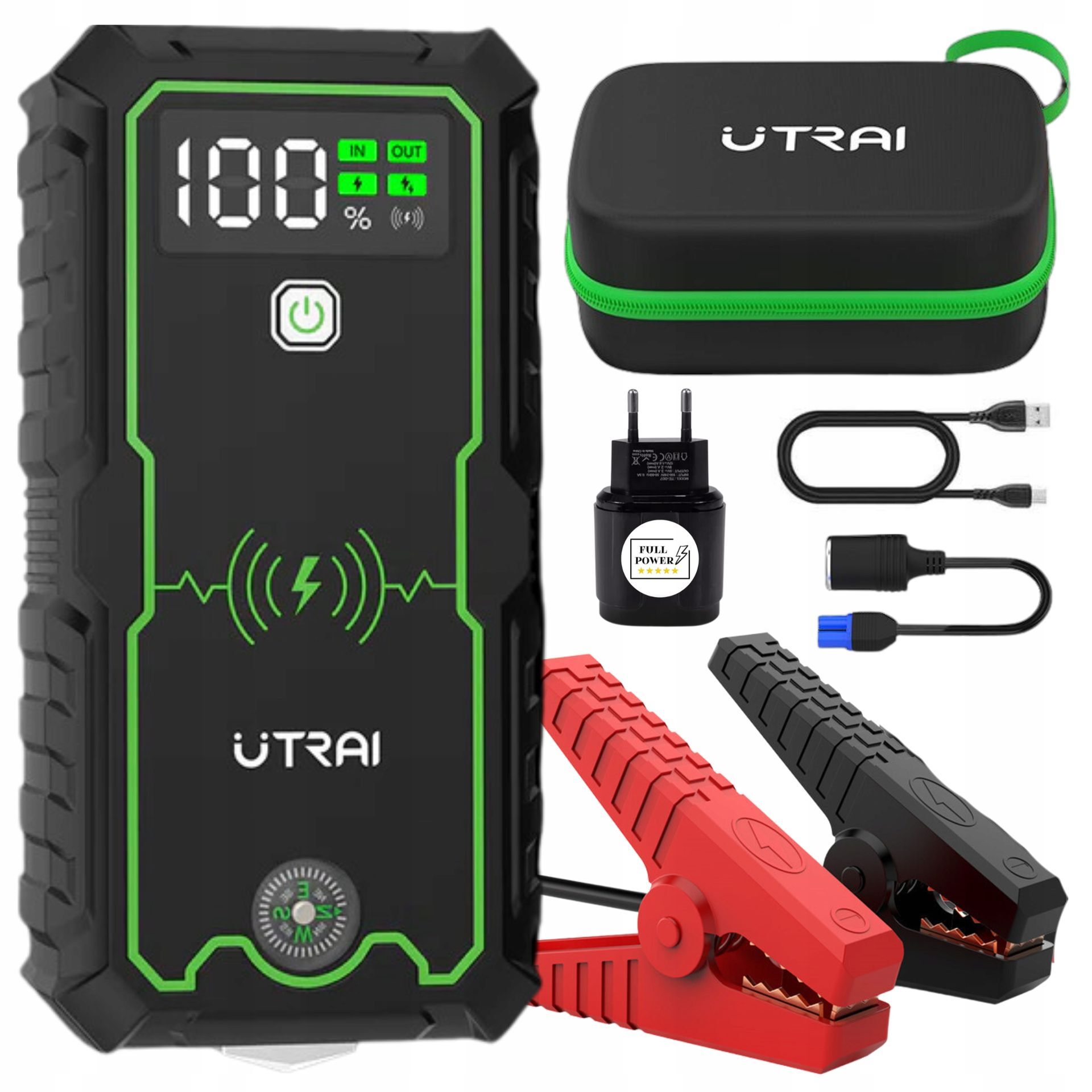 Démarreur Utrai Jstar One Pro avec accessoires pleine puissance + adaptateur EC5 pleine puissance POWERBANKS POWERBANK STARTER BOOSTER JUMP PUISSANT STARTER 2500A Démarreur Utrai Jstar One Pro avec accessoires pleine puissance + adaptateur EC5 pleine puissance POWERBANKS POWERBANK STARTER BOOSTER JUMP PUISSANT STARTER 2500A