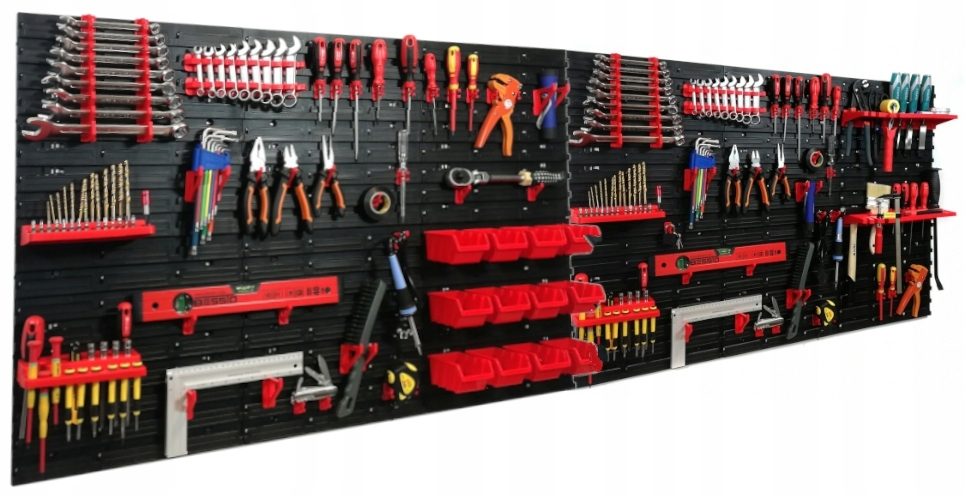 #BESTDEAL# Werkzeugwand 240x80cm Komplettset mit extra Sortierboxen