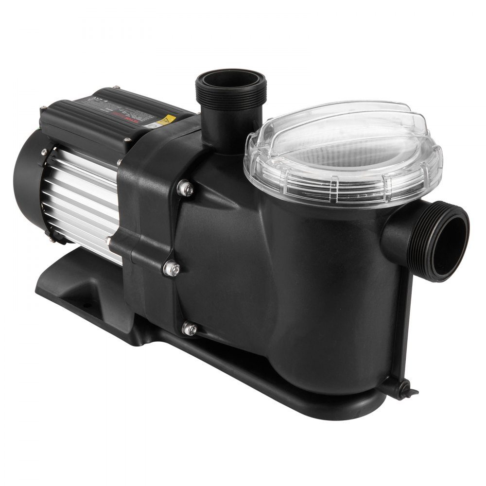 Pompe de Piscine Hors Sol 2HP, 220V-240V, 1450/2860RPM, Pompe Double Vitesse, 1800W, Débit Maximum 33000L/H, Pompe Puissante, Pompe de Piscine à Économie d'énergie pour Piscines Hors Sol, Certification CE