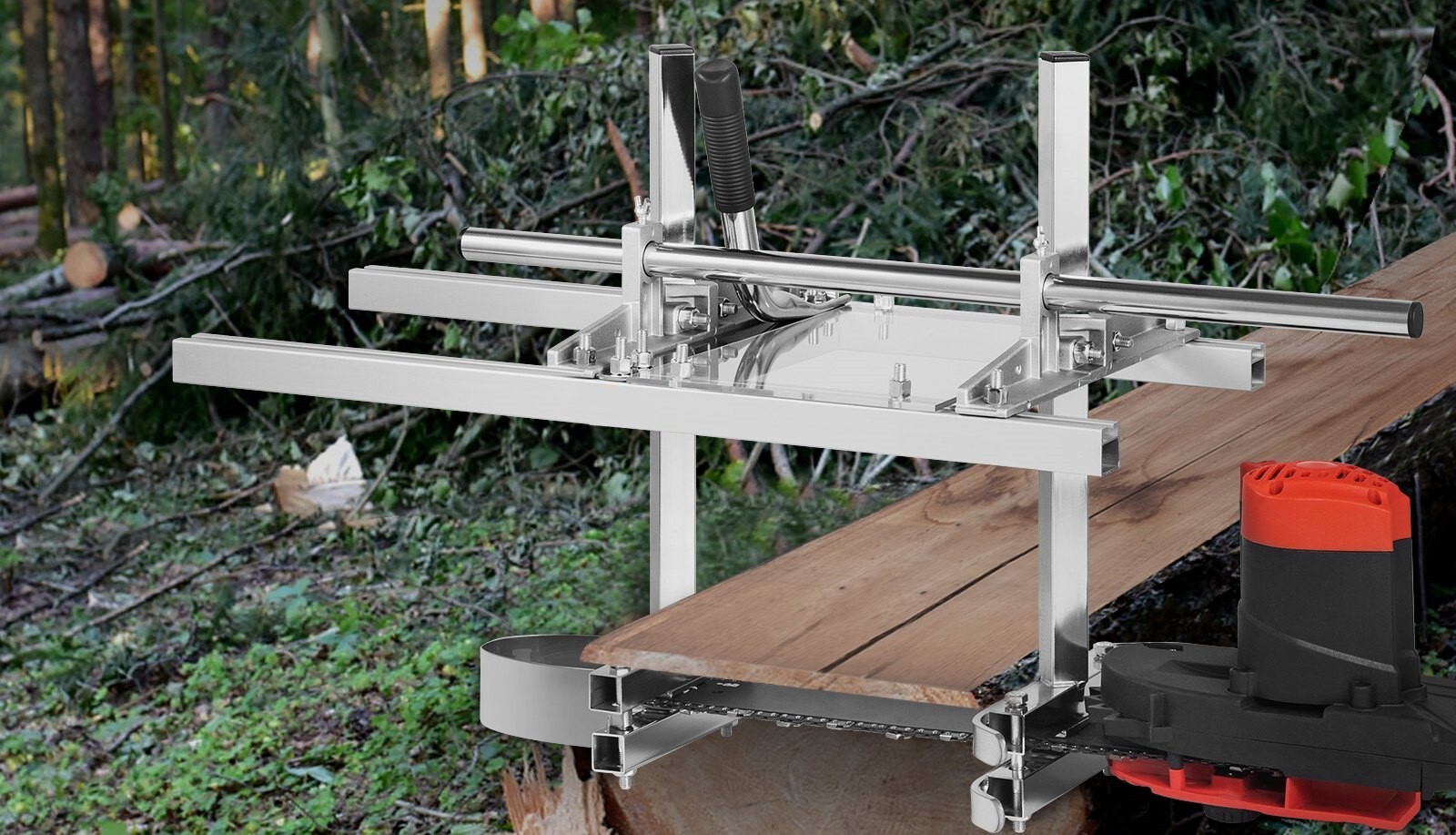 Profi Mobiles Sägewerk Motorsäge Kettensäge 14-36 Zoll für Kettensäge Schnittdicke 5-33 cm Holz Motorsäge Stahl und Aluminium Sägehilfe Stablänge 36-91 cm Einstellbar Profi Mobiles Sägewerk Motorsäge Kettensäge 14-36 Zoll für Kettensäge Schnittdicke 5-33 cm Holz Motorsäge Stahl und Aluminium Sägehilfe Stablänge 36-91 cm Einstellbar