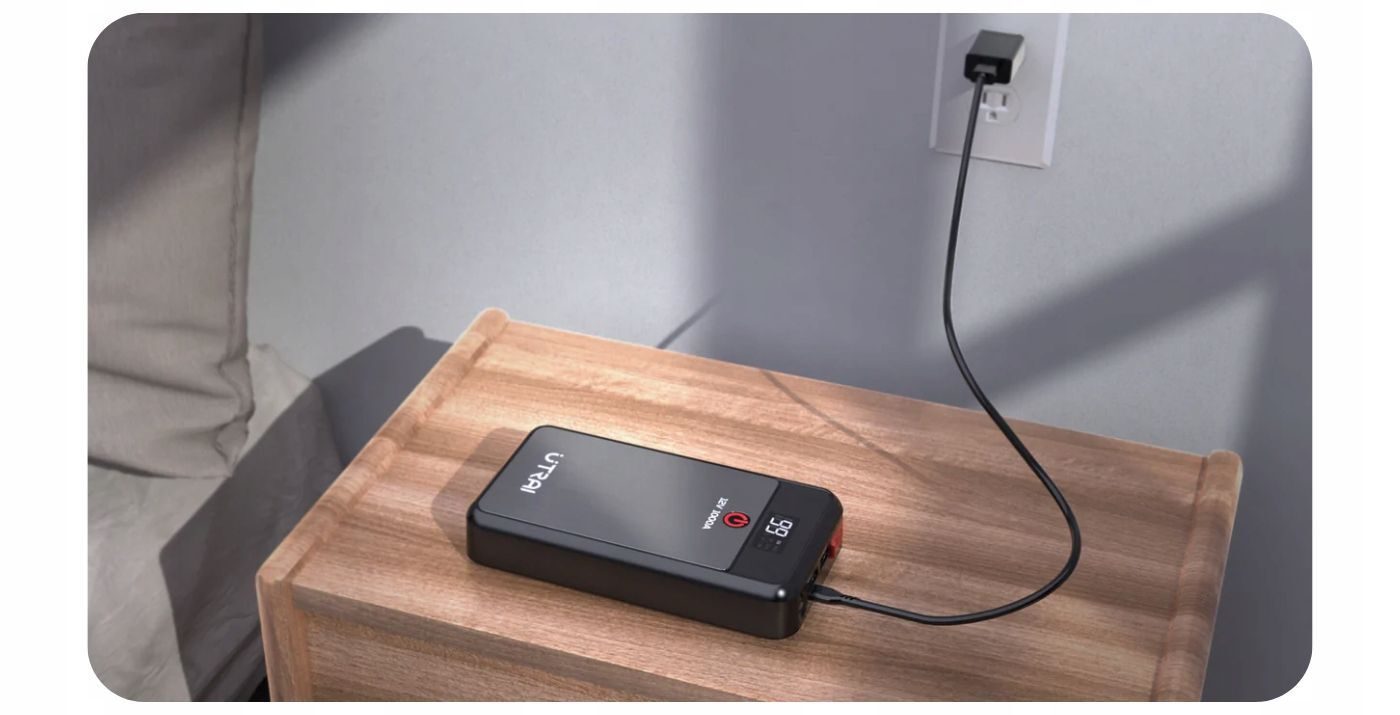 Starthilfe Utrai Jstar Air mit Full-Power-Zubehör + QC 3.0 POWERBANKS POWERBANK STARTER BOOSTER JUMP POWERFUL STARTER 1000A