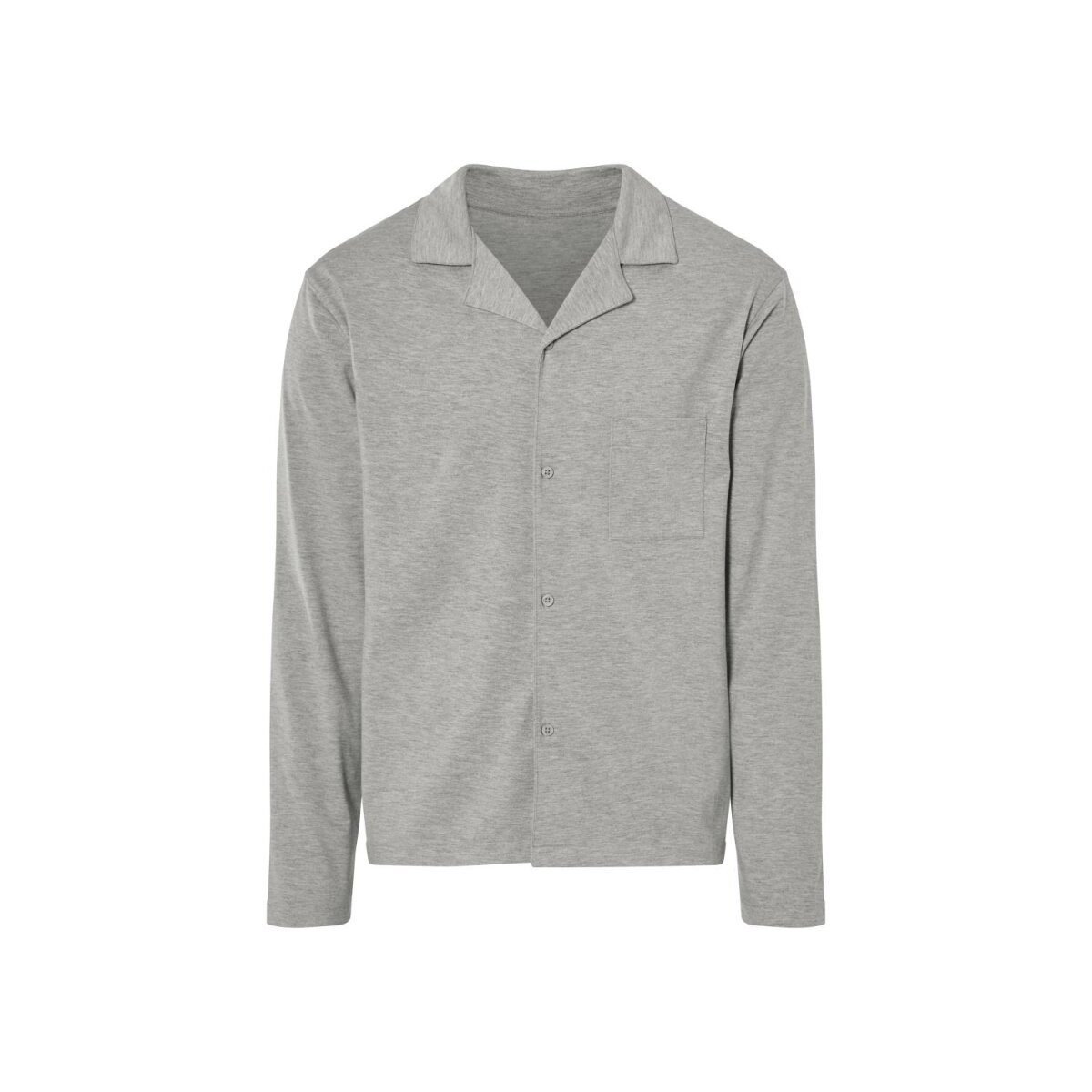 LIVERGY® dwuczęściowa piżama męska, długa, M, szara