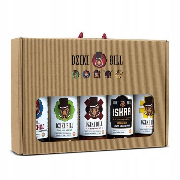 Grill BBQ Premium Kit de Sauce Barbecue Marinade Barbecue DIP 5x200ml