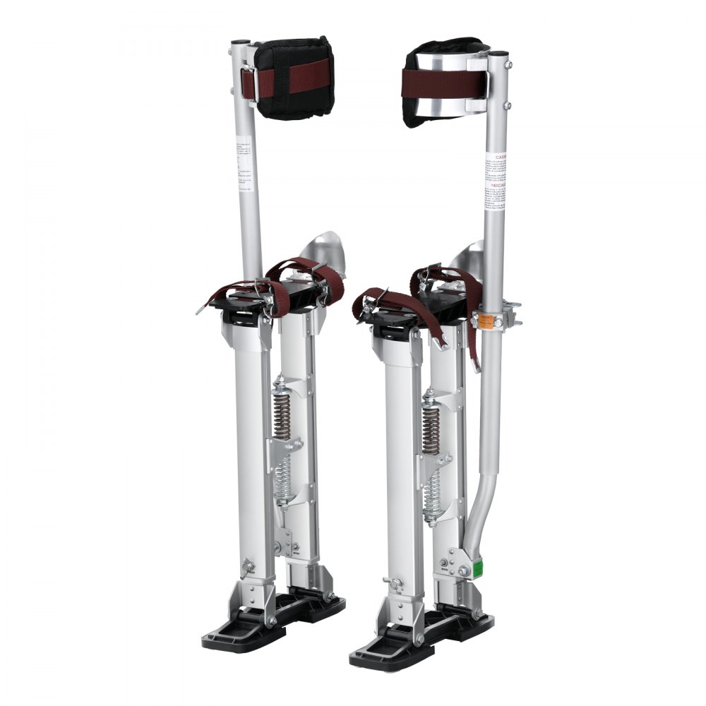 Szczudła robocze do płyt gipsowo-kartonowych 45,7-76,2 cm aluminiowe szczudła z regulacją wysokości konstrukcja sufitu nośność 103 kg szczudła malarskie 27-29 cm rozmiar stopy do prac malarskich dekoracja wnętrz przycinanie drzew prace elektryczne