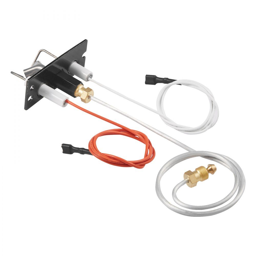 Natural Gas Igniter Assembly, OE 2090-012, 2198-012, SRV2090-012-Gas Igniter Assembly, Natural Gas Ignition Replacement, Fits Heaters, Heat & Glo, Quadra-Fire, Outdoor Lifestyles, Majestic
