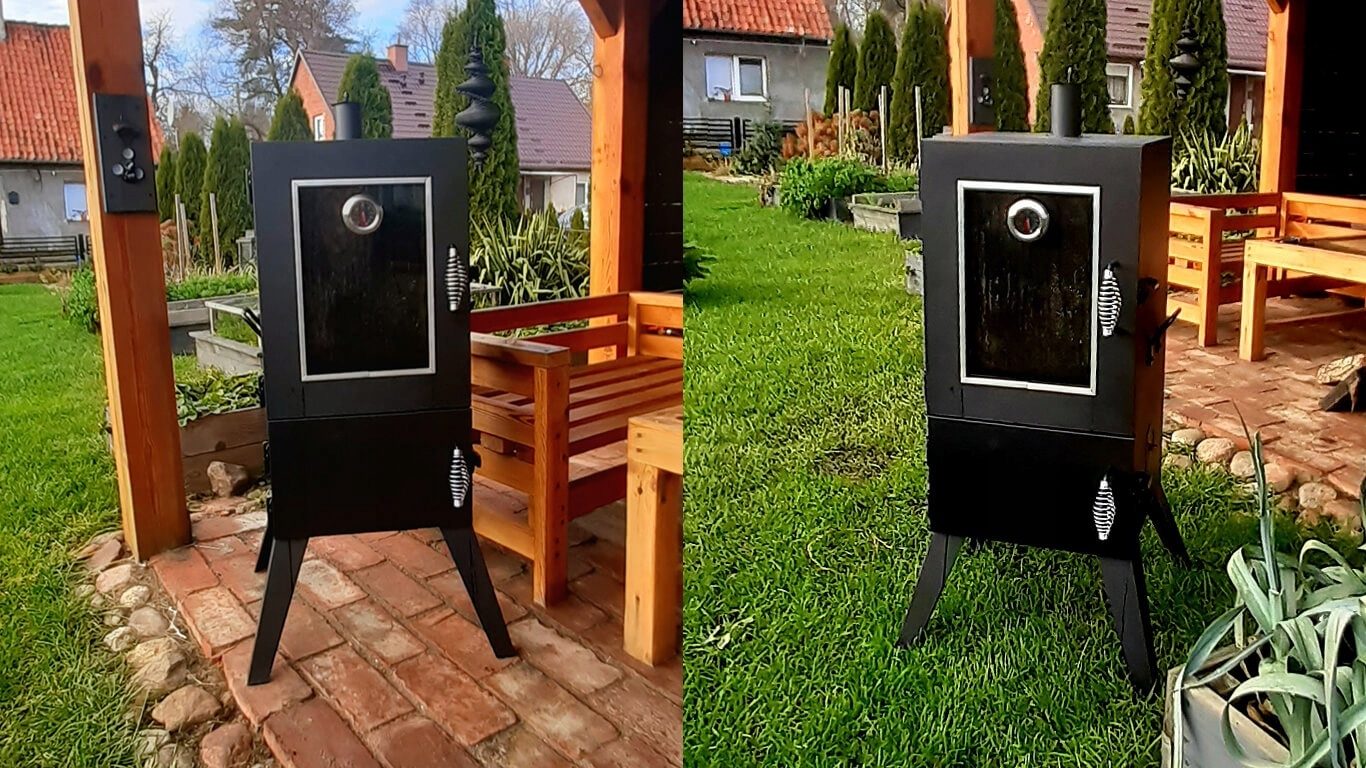 Freistehendes Raucherfenster im XXXL-Starterset