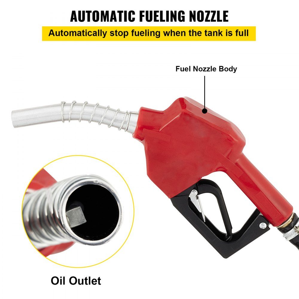 Dieselpomp stookoliepomp 40L, 155W zelfaanzuigende oliepomp, 2800 tpm motortoerental oliezuigpomp zelfaanzuigend, 20kg diesel transferpomp, meter automatische pomp voor biobrandstof – Artikelnr. HT-22259