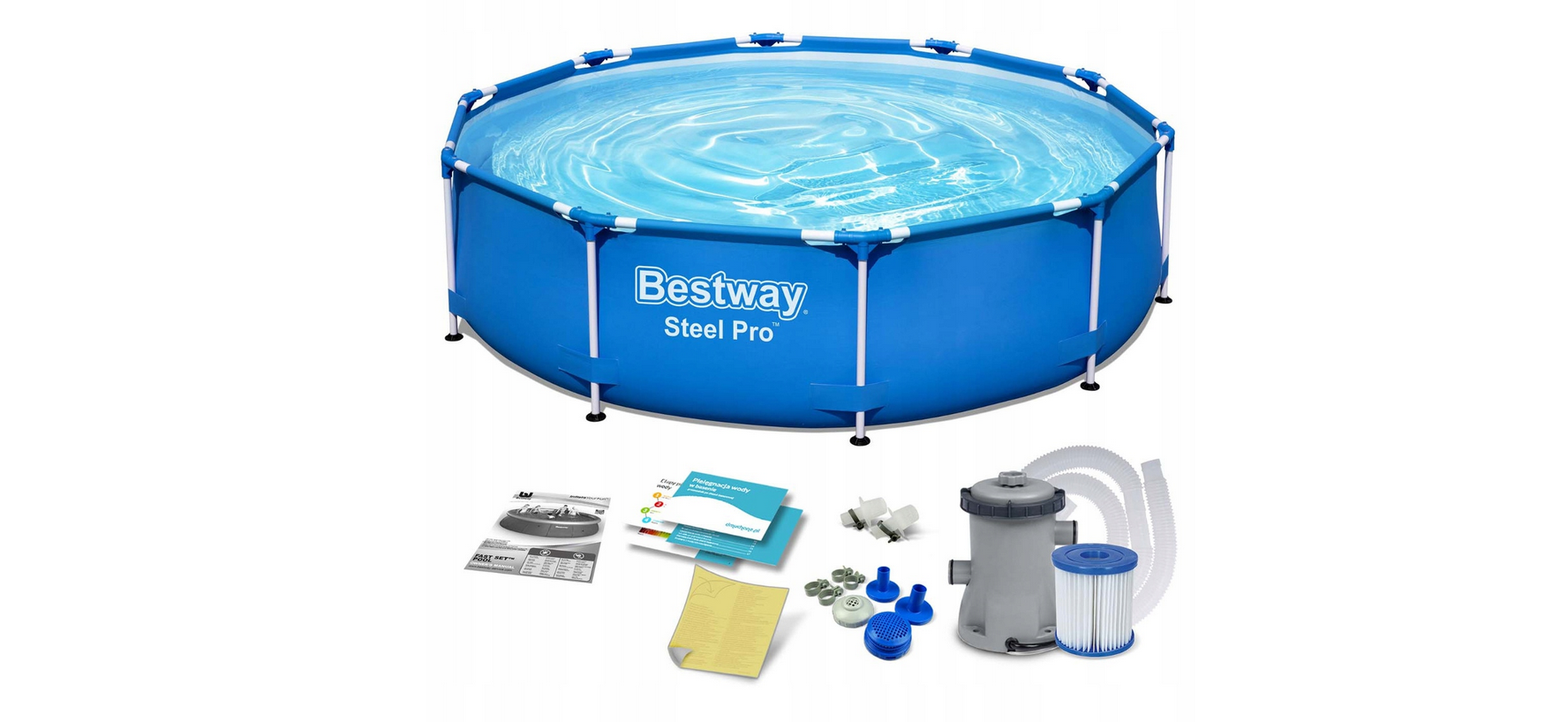 #TAGESDEAL# Piscine Bestway Steel Pro Frame 305 x 76 cm avec pompe ronde bleu XXXL kit de démarrage #TAGESDEAL# Piscine Bestway Steel Pro Frame 305 x 76 cm avec pompe ronde bleu XXXL kit de démarrage
