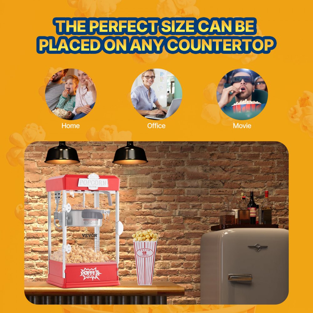 Popcornmaker Popcornmaker 480W Popcornmaker Popcornmaker 4 ounce waterkoker maakt 1,5 gallon per lading, Popcornmaker op aanrecht inclusief 3 ballen, Popcornmaker in bioscoopstijl Red Café Popcornmaker Popcornmaker 480W Popcornmaker Popcornmaker 4 ounce waterkoker maakt 1,5 gallon per lading, Popcornmaker op aanrecht inclusief 3 ballen, Popcornmaker in bioscoopstijl Red Café