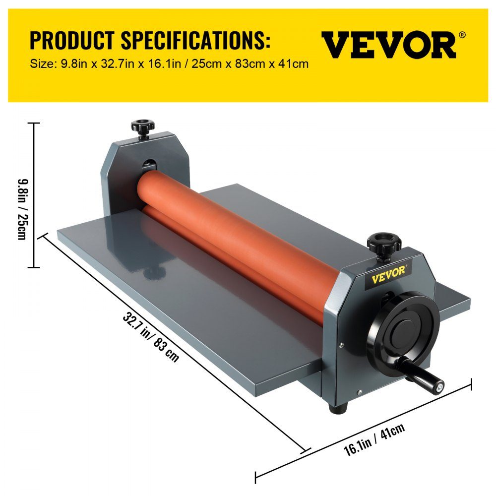 LBS650 Koude Laminator 650mm Handmatige Koude Laminator Rollamineerder Koude Laminator Fotoschilderij Poster Menubrochure