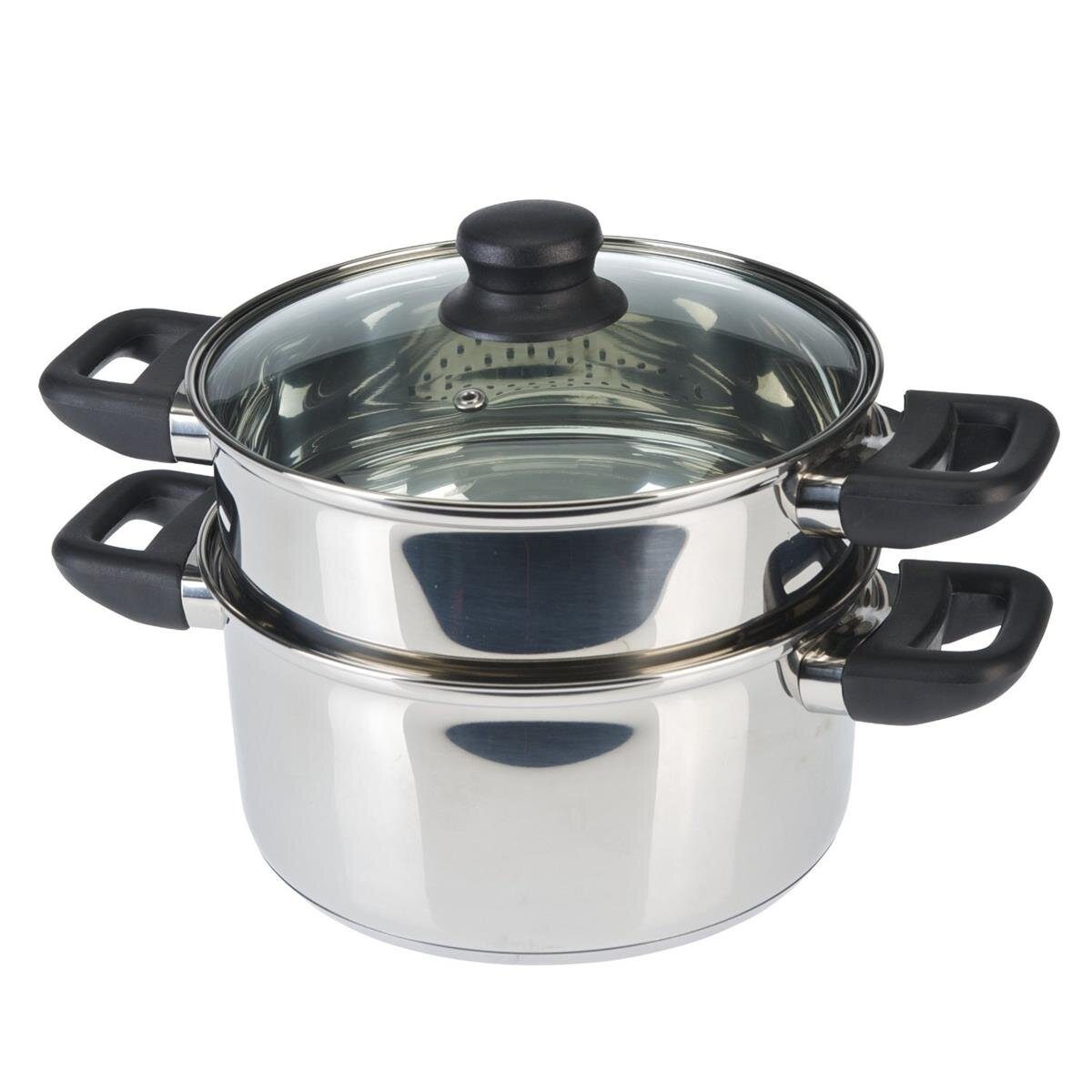Parowiec do ziemniaków Organiczny garnek do gotowania na parze 20 cm 6 L