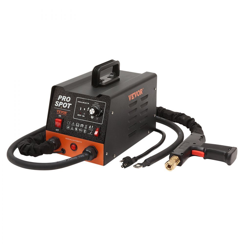 Spot Welder Dent Remover 3KW Stud Welder Dent Remover 6 in 1 Welder with Overheat Protection System Body Spotter 1.2mm Welding Thickness for Carbon Steel Stainless Steel Iron