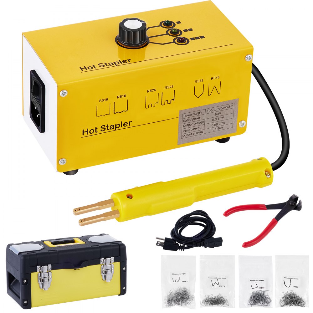 Staples hot tacker Kun 220V, gun set for art, gun set for plastic repair welding bumpers with 600 staples for industrial applications Staples hot tacker Kun 220V, gun set for art, gun set for plastic repair welding bumpers with 600 staples for industrial applications