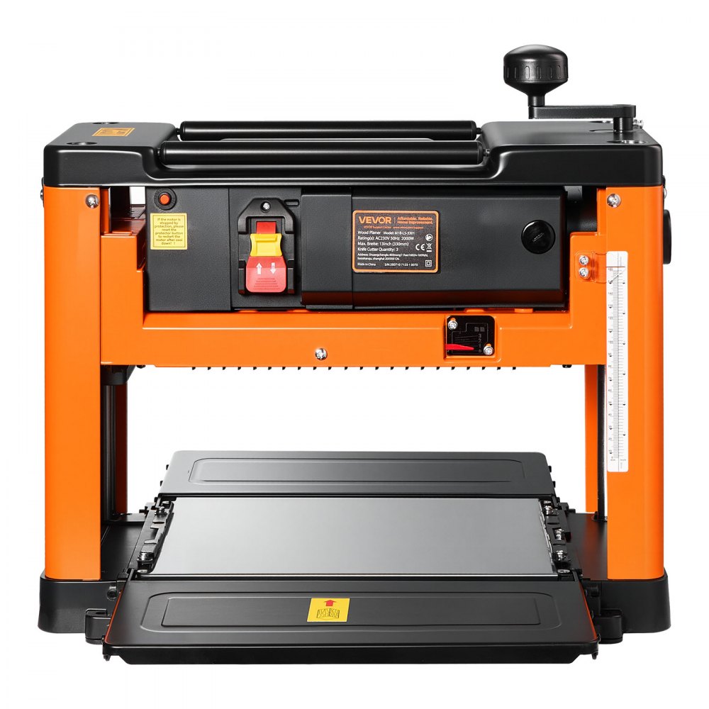 Raboteuse, Trèfle, Table de travail 330 mm, Raboteuse, 2 kW, Vitesse moteur 23 500 tr/min, Rouleaux doubles, Protection contre le renversement, Travail du bois à vitesse unique, pour bois durs et résineux Raboteuse, Trèfle, Table de travail 330 mm, Raboteuse, 2 kW, Vitesse moteur 23 500 tr/min, Rouleaux doubles, Protection contre le renversement, Travail du bois à vitesse unique, pour bois durs et résineux