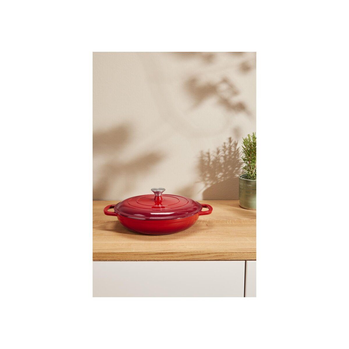 SILVERCREST® gietijzeren serveerpan 30 cm / 3,7 liter