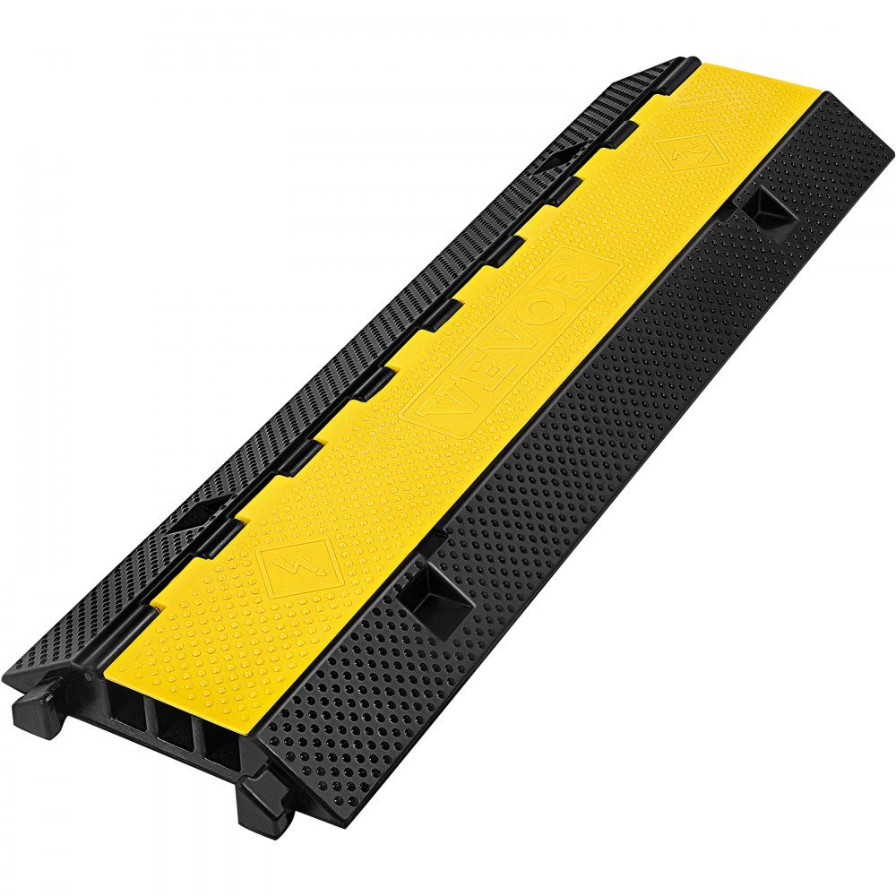 Kabelschutzmatte, Kabelkanal für den Außenbereich, Kabelschutz für Fußgänger, Bodenschutz für Kabel aus PVC und thermoplastischem Gummi, Brückenschutz, Rampe 103 x 30 x 5,5 cm