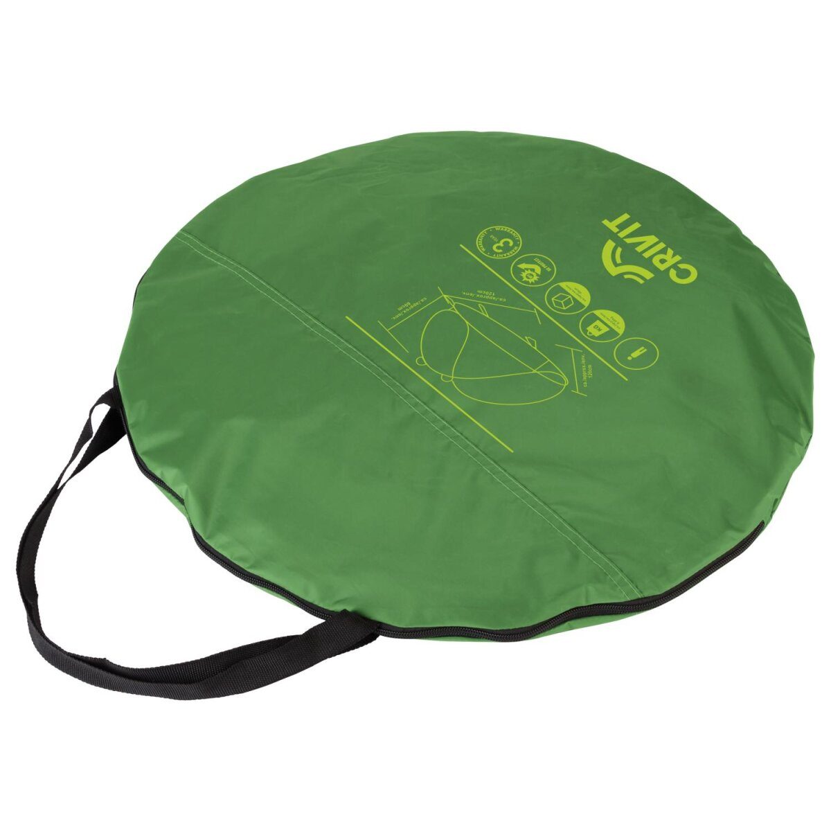 CRIVIT Pop Up Beach Tent for Kids Frog