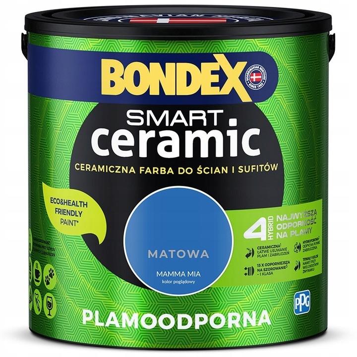 Peinture murale céramique Bondex 2,5 l bleu mat Peinture murale céramique Bondex 2,5 l bleu mat