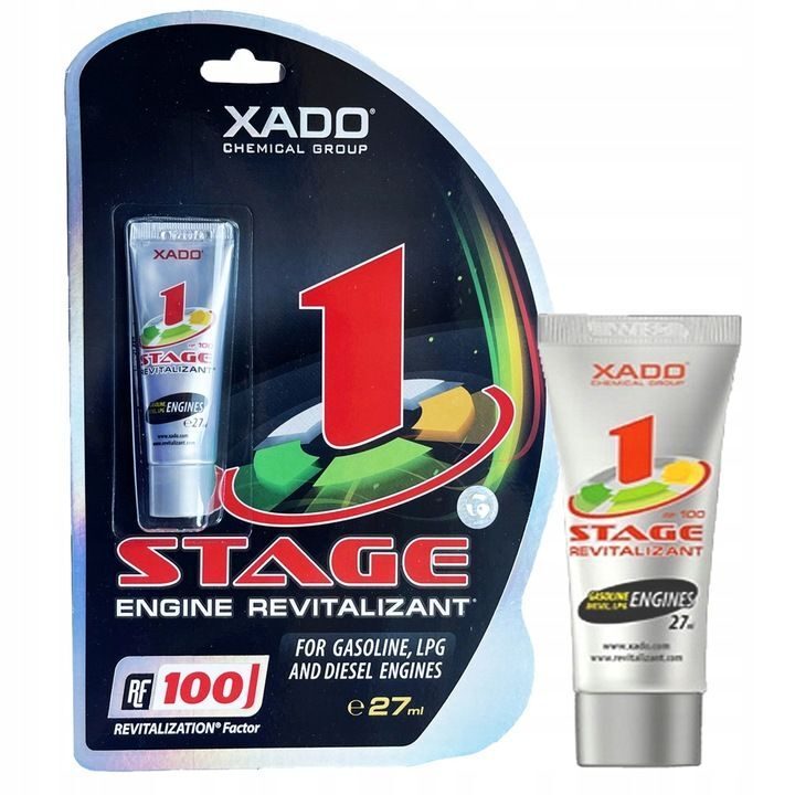 XADO 1 TRAP VOOR BENZINE-/DIESELMOTOREN 27ML Revitalizant Ceramic